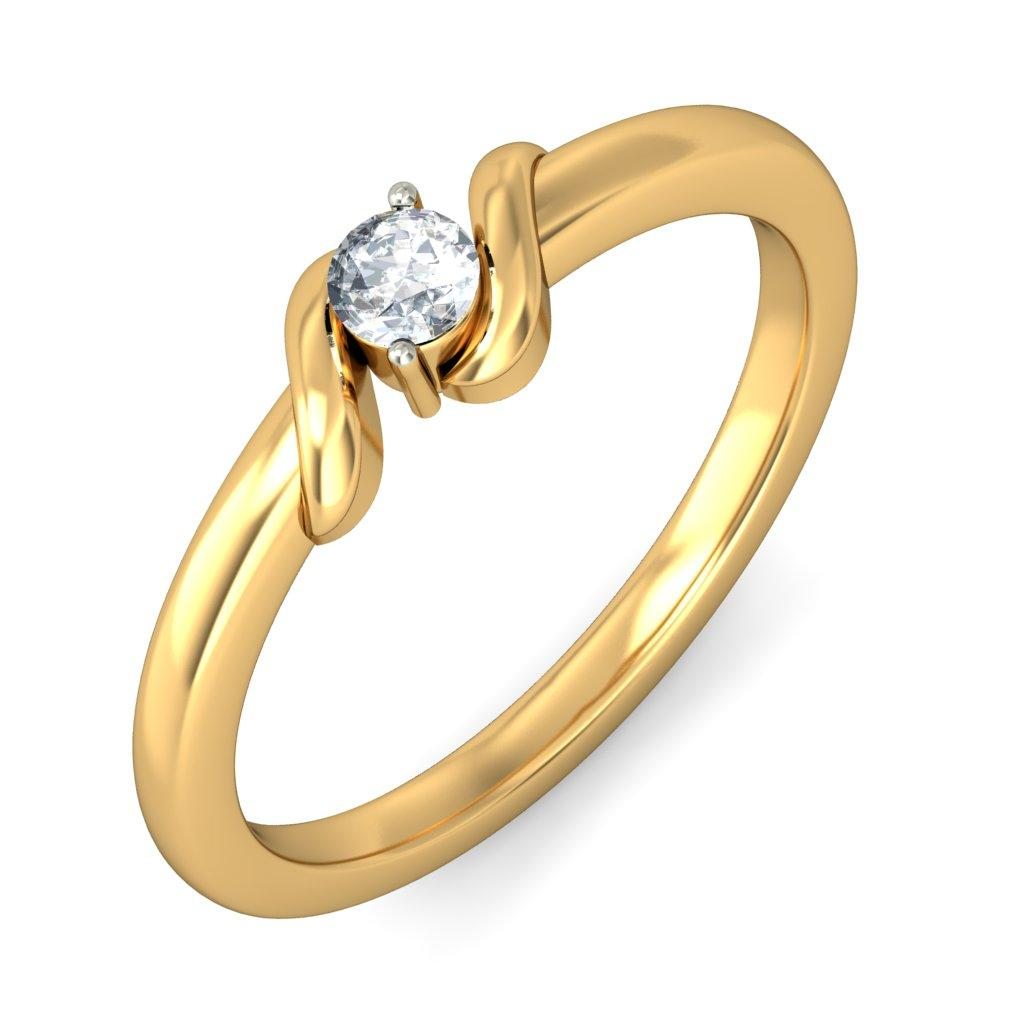 Unusual Gold Ring Design for couple - StyleSkier.com