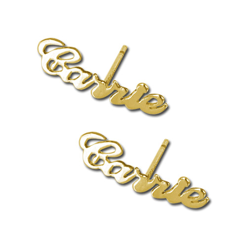 14k gold personalized name earrings bopweqr