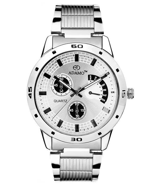 adamo designer mens gents wrist watch ad109 ... iqvrjfy