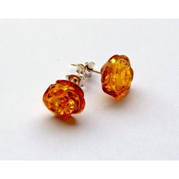 amber earrings ZISESAL