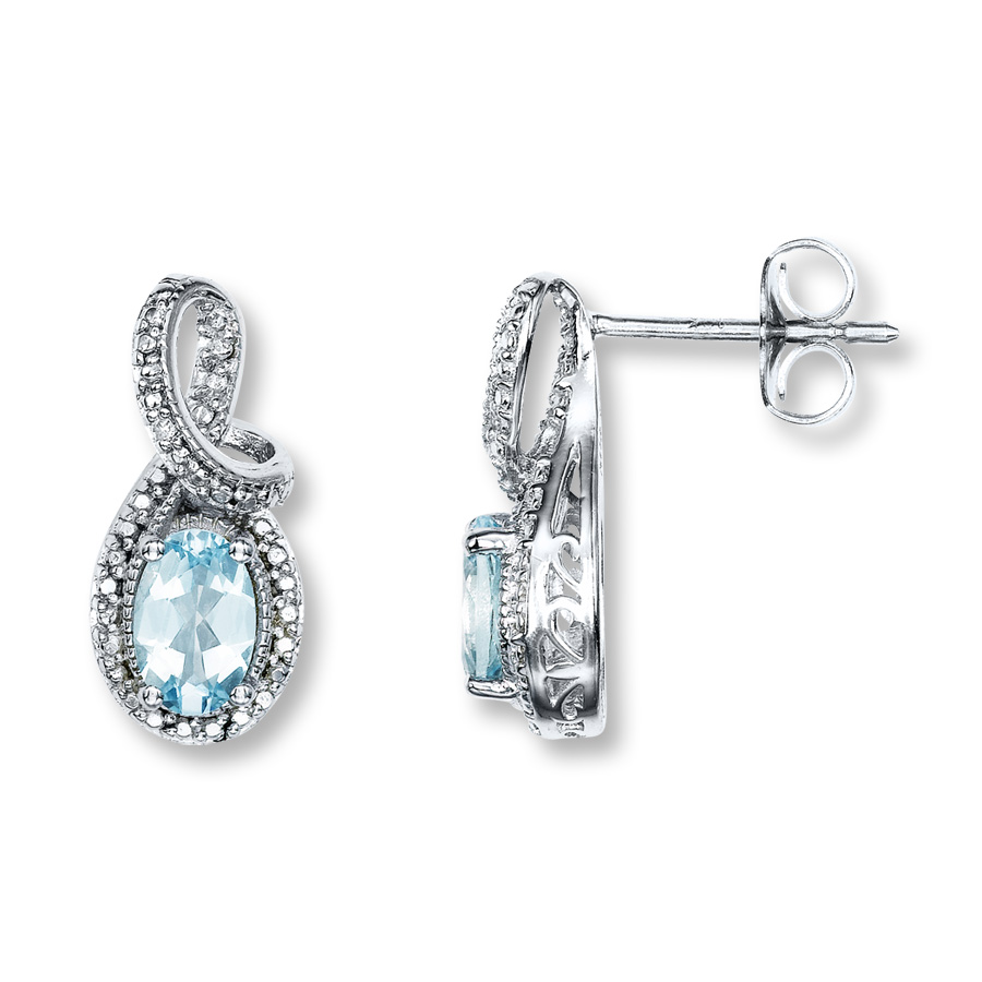 aquamarine earrings hover to zoom ALPBIEV