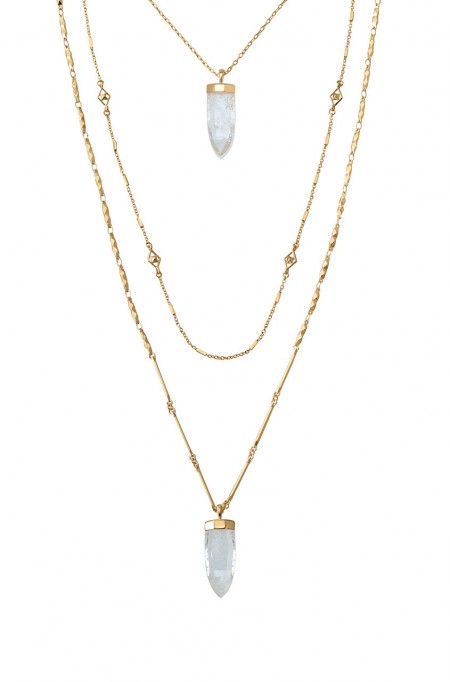 aria pendant necklace - gold by stella u0026 dot daprwtx