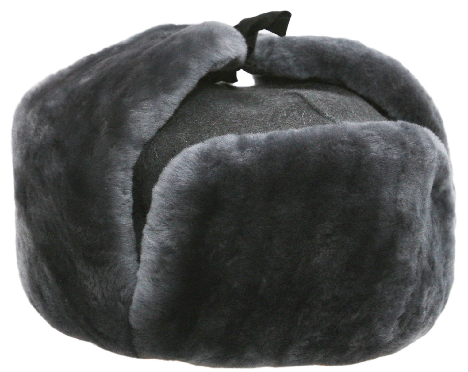 army officer ushanka hat earflaps in the middle gray winter hat ymflmxr