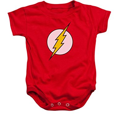 baby romper infant: flash - logo infant onesie size 6 mos knrlygr