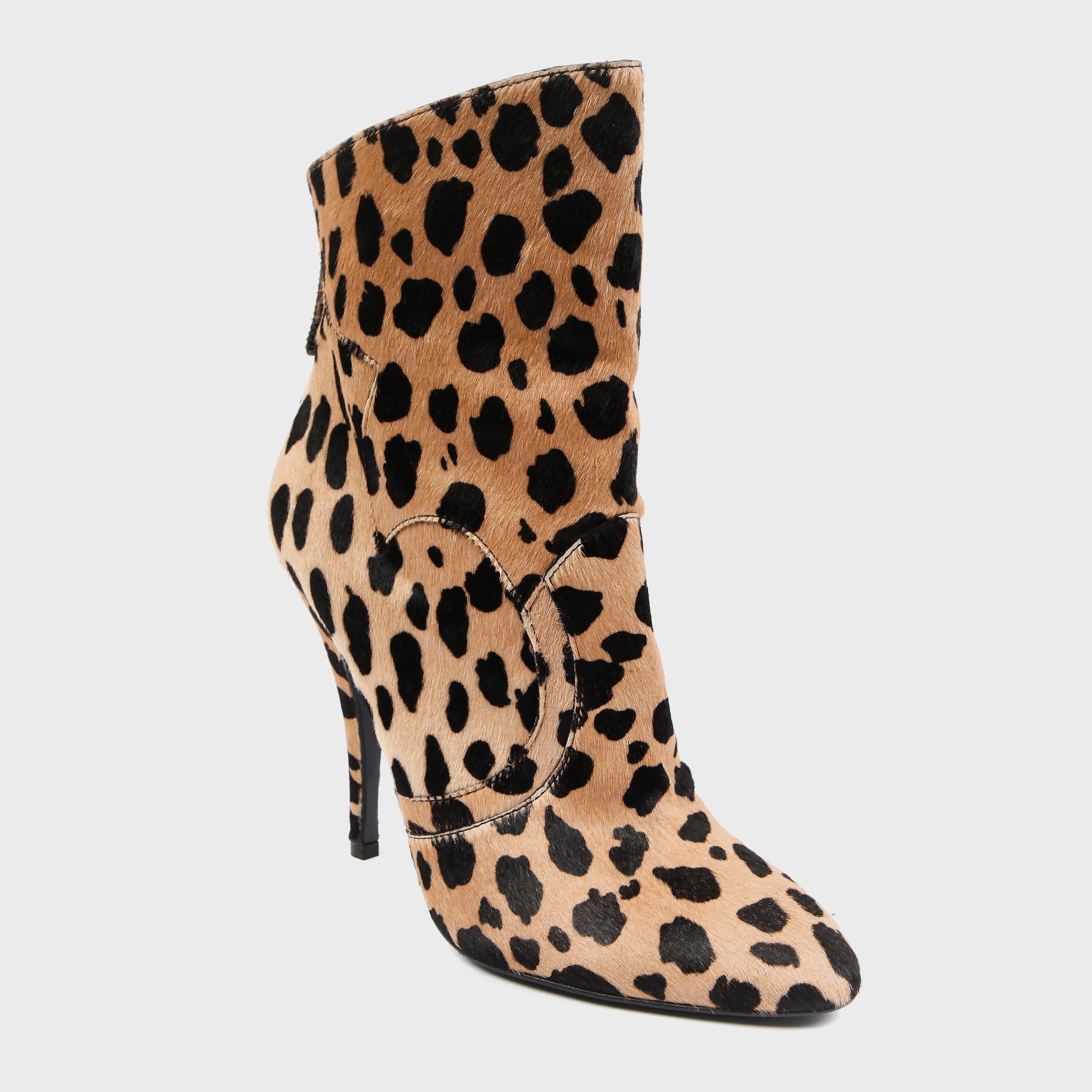 balmain high-heeled leopard boots kxgayga