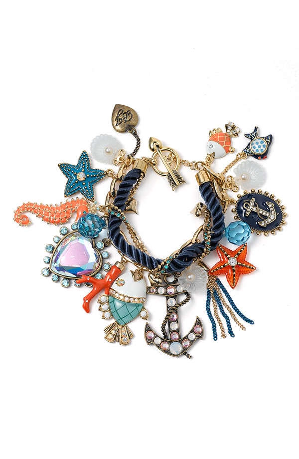 betsey johnsonu0027s under the sea collection, nautical jewelry nhfdkqy
