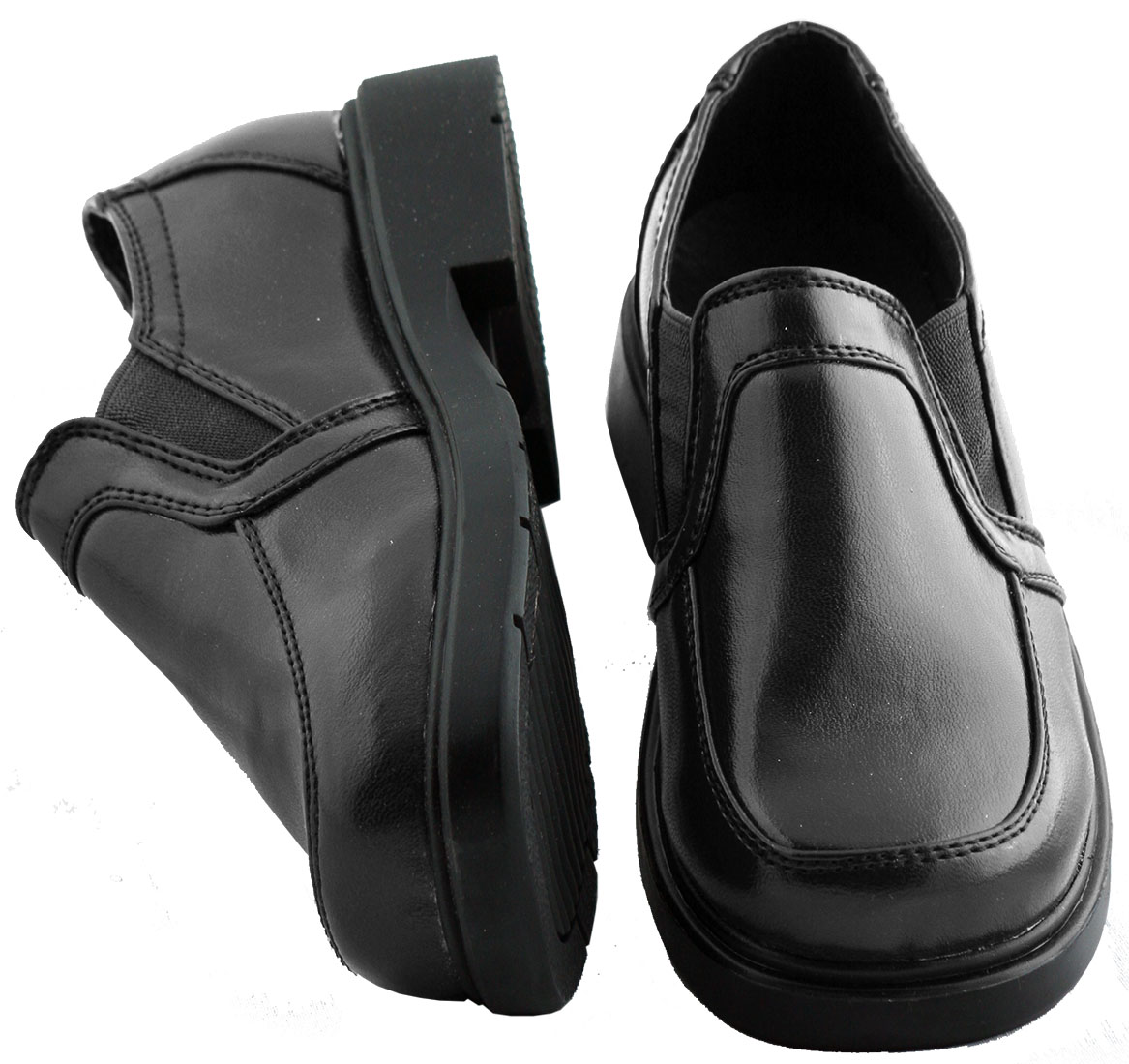 black shoes boys black dress shoe 503 by luna ( slip on ) fhxnyww