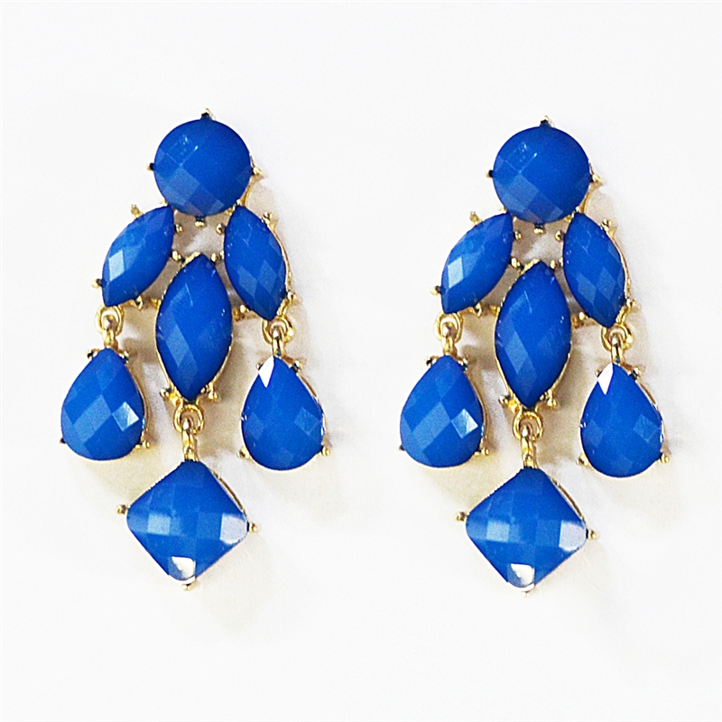 blue earrings, blue drops, chandelier statement earrings, chandelier  earrings, drop earrings, VFTNKBL