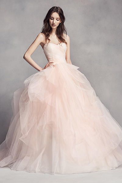 blush wedding dress best 25+ blush wedding dresses ideas only on pinterest | champagne lace wedding  dress, ojswtdv