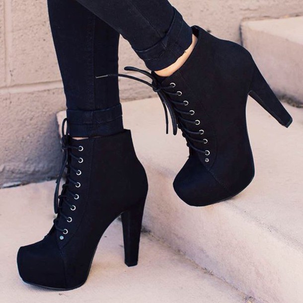 When are boots with heels necessary?