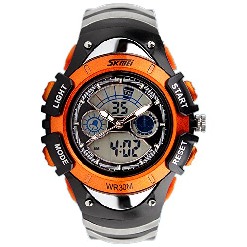 boys watches alps watch kids led digital boys girls waterproof watches orange **  continue to the JRGCNUE