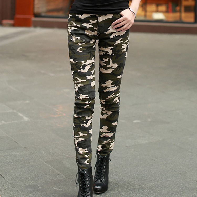 camouflage pants for women camo pants for women summer style fashion military trousers camouflage  skinny stretch slim pencil mlviqxq