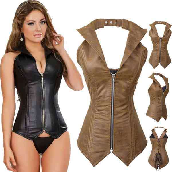 corsets for women 2015 new women leather steampunk corset free shipping 3s9067 faux leather  steel boned corset wednxug