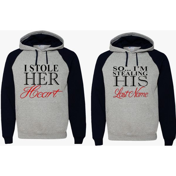 couple hoodies i stole her heart so iu0027m stealing his last name couple matching. nfpfump