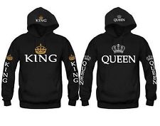 couple hoodies king and queen hoodies valentine new multi colors matching cute love couples  wr vpropvu