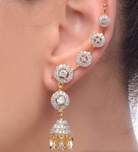 designer earrings hanging-designer-earrings saaiykm