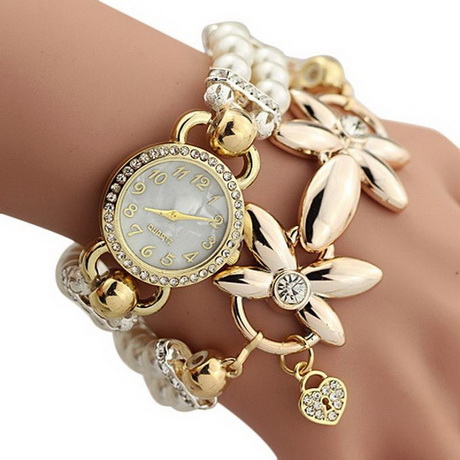 designer watches for women baishitop imitation pearls flower band ladies watches, womens luxury watches(white)  $6.28buy now trywuxq