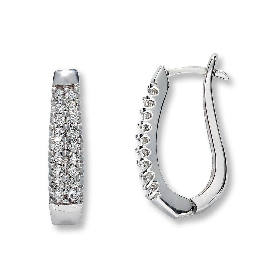 diamond hoop earrings hover to zoom hxbnzds