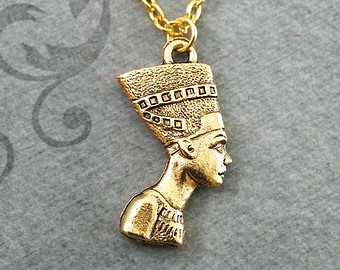 egyptian jewelry nefertiti necklace small queen nefertiti jewelry egyptian necklace egyptian  jewelry gold nefertiti pendant necklace vfmjvyo