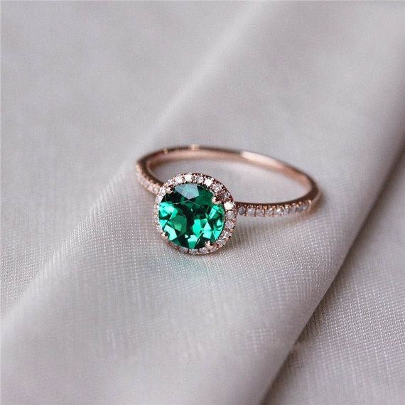 emerald engagement rings emerald engagement ring emerald ring halo by oliveavenuejewelry $625 qjgxxha