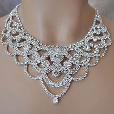 extravaganza rhinestone necklace set htyuceb