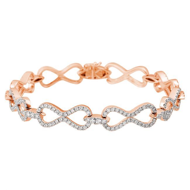 fashion bracelets infinity diamond fashion bracelet. eternal love. drtbuhl