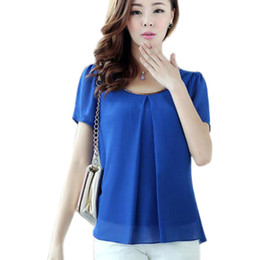 fashionable tops fashionable new trend large size pure color chiffon tops fresh summer cozy  style good wxgguvg