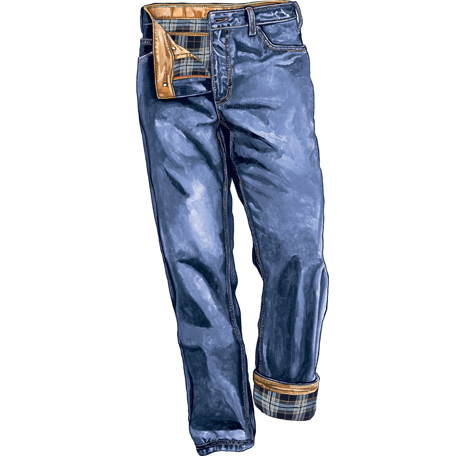 flannel lined jeans menu0027s ballroom flannel-lined 5-pocket jeans. denim wseaeks