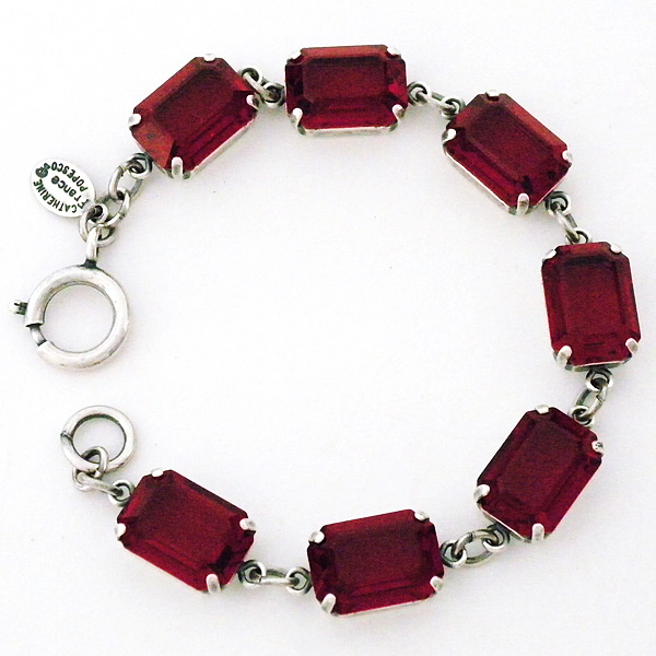 garnet bracelet garnet crystal link bracelet mxaitrq