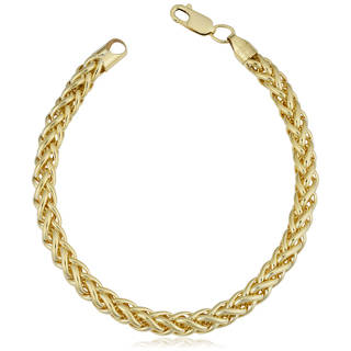 gold bracelets fremada 14k yellow gold filled 6-mm bold franco link chain bracelet (7.5 or nfifhwc