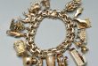 gold charms for bracelets 1219: tiffany gold charm bracelet, : lot 1219 bkboqsz