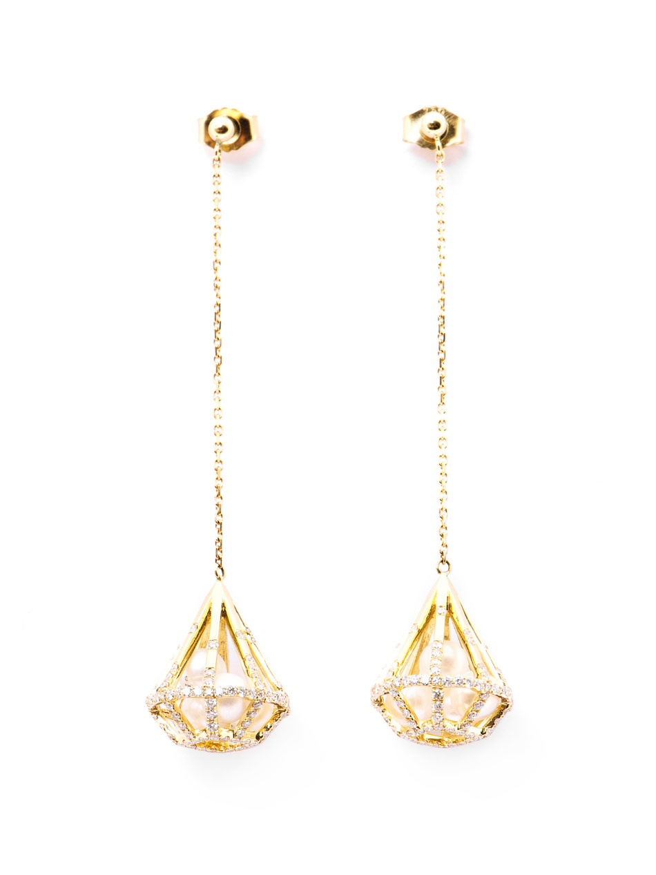 gold drop earrings qyulfos