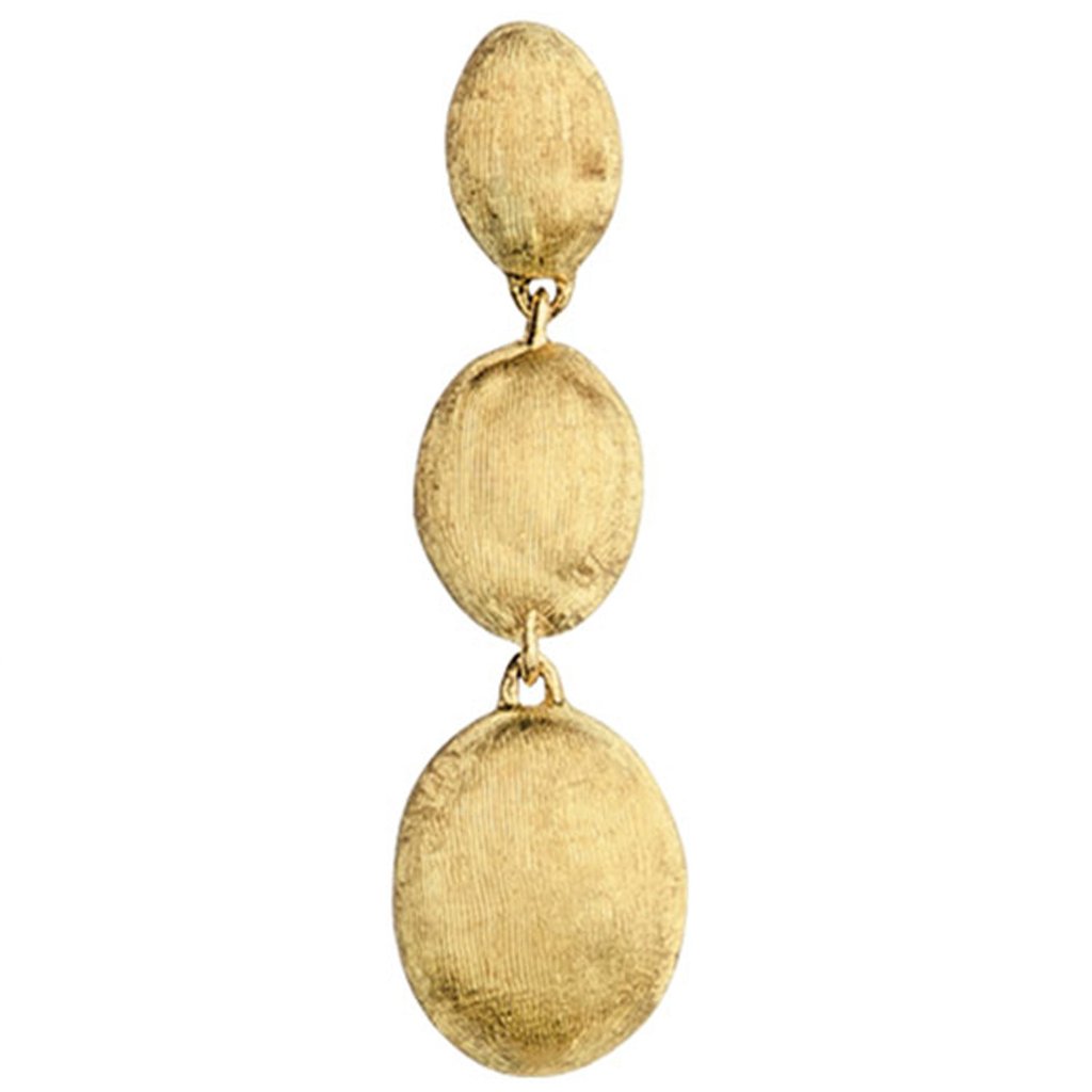gold drop earrings siviglia gold triple drop earrings njwebji