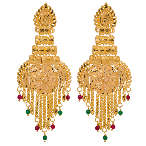 gold earrings collections, south indian earrings designs, buy gold earrings  for women, kiran kumar xctghvg