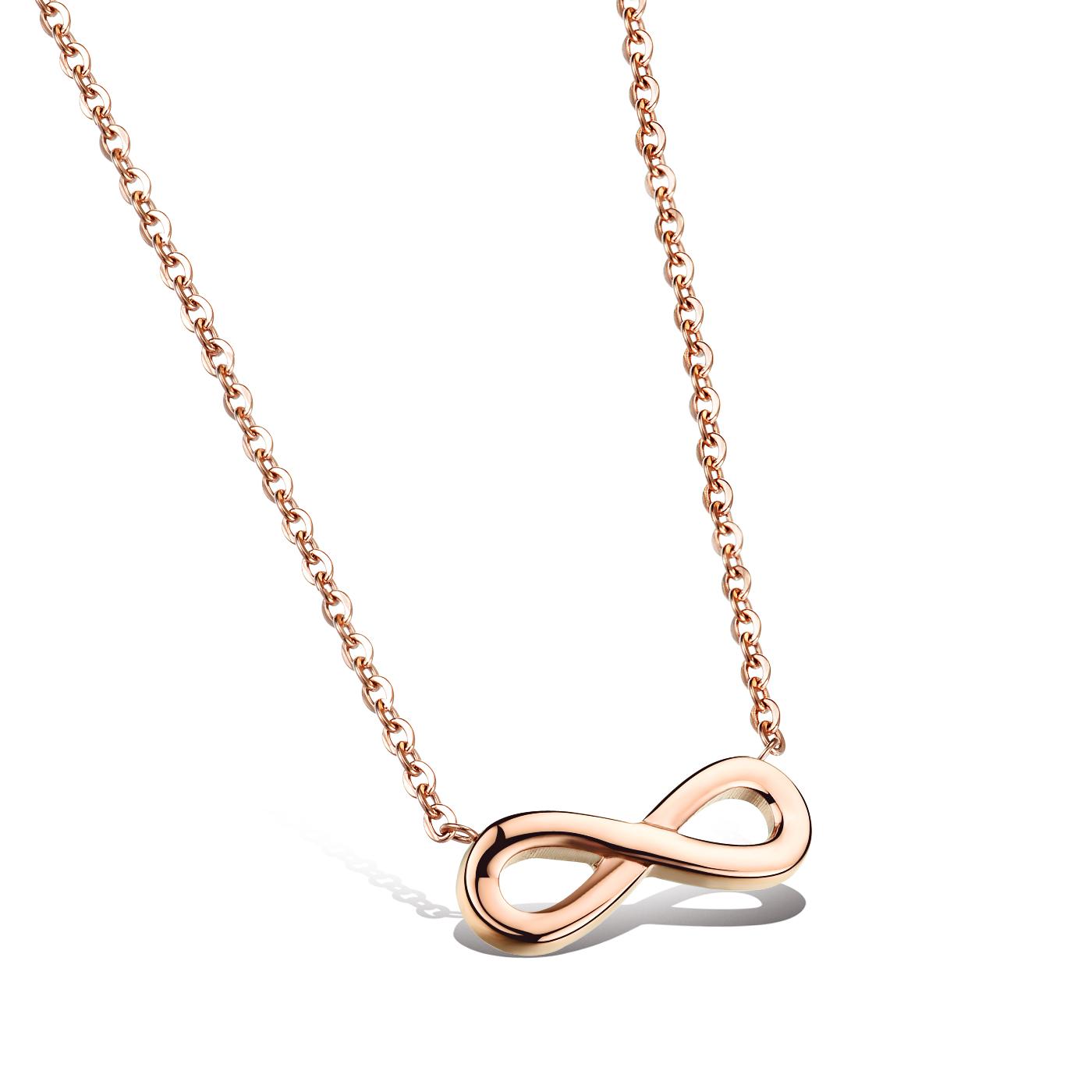 gold necklace for women fashion simple rose gold infinity symbol pendant necklaces women chain  infinity charms necklace eternity ktthfqh