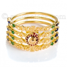 gold rings for women gold ring with enamel 22k size 7-0 gfuraif