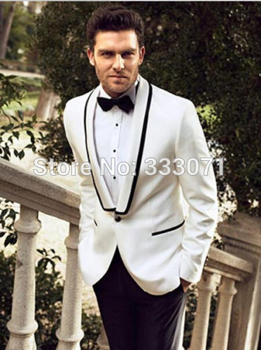 grooms suits custom tailor 2015 white groom suits groomsman tuxedos slim fit best man  bridegroom men kndphna
