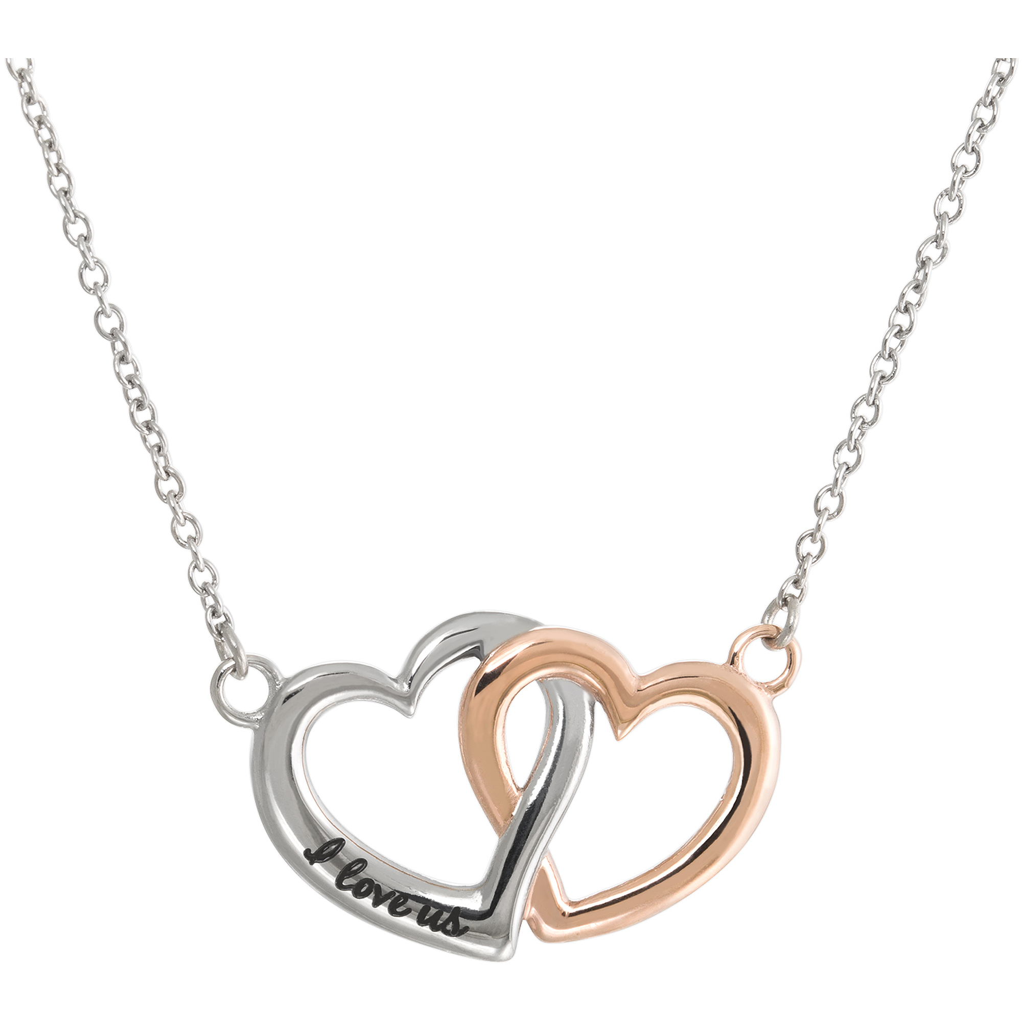 heart necklace sterling silver faith hope love heart with cross necklace - walmart.com gtxhyct