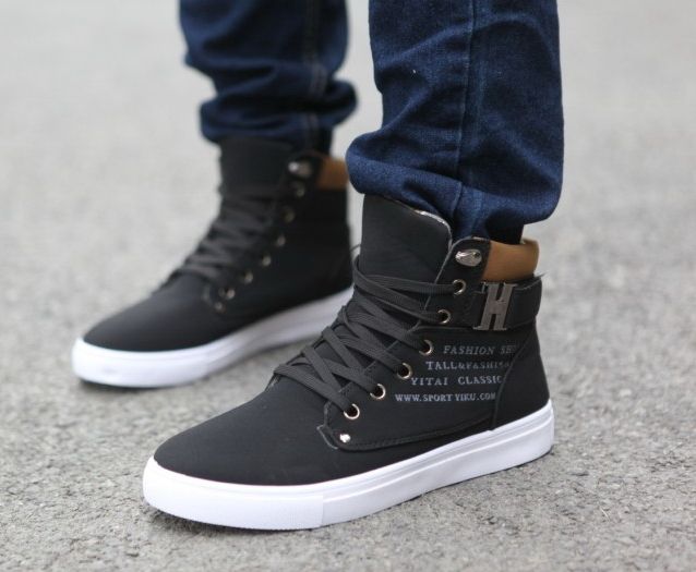 stylish high top shoes