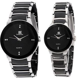 iik fancy silverblack couple watches silver black by 7star dggpkby