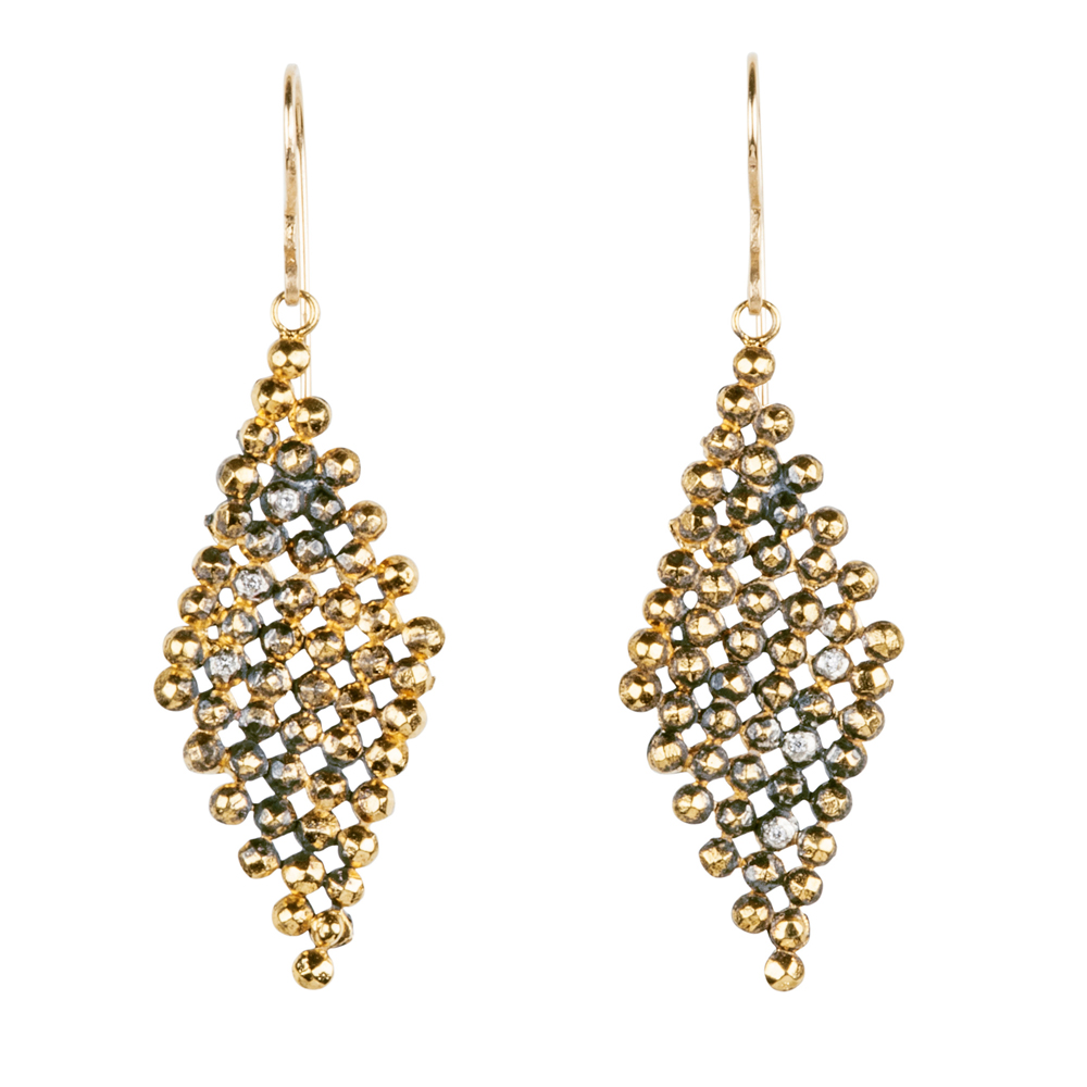 jenne rayburn | faceted diamond dangle earrings avdxsec