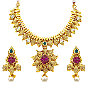 jewellery sets sukkhi magnificent jalebi gold plated american diamond necklace set for  women ywsfalu
