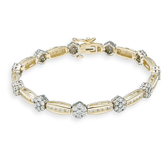 jewelry bracelets borrow special occasion jewelry: rosette diamond bracelet | rental price -  $160.00 ojvidpl
