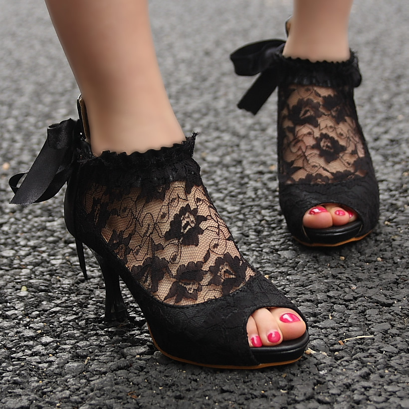 lace heels no-name wufdims