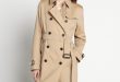 ladies trench coat perfect womens trench coat : trench coats for women burberry womens dark  honey cotton eyivsng