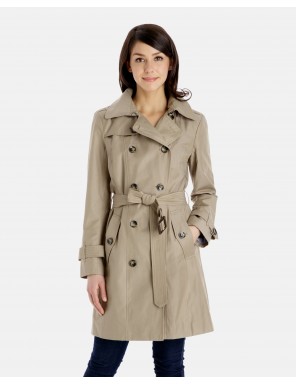 ladies trench coat sandra classic double breasted trench coat with detachable hood wcmqgbm