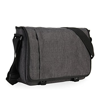 laptop messenger bags hynes eagle laptop messenger bag for 15-inch (dark grey) cfziqwv
