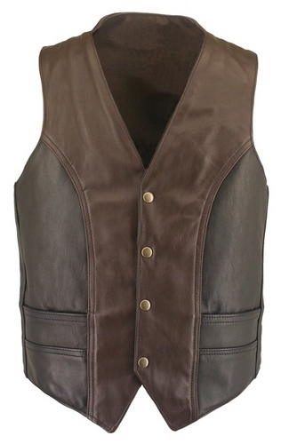 leather vest brown leather vests kezfwnp