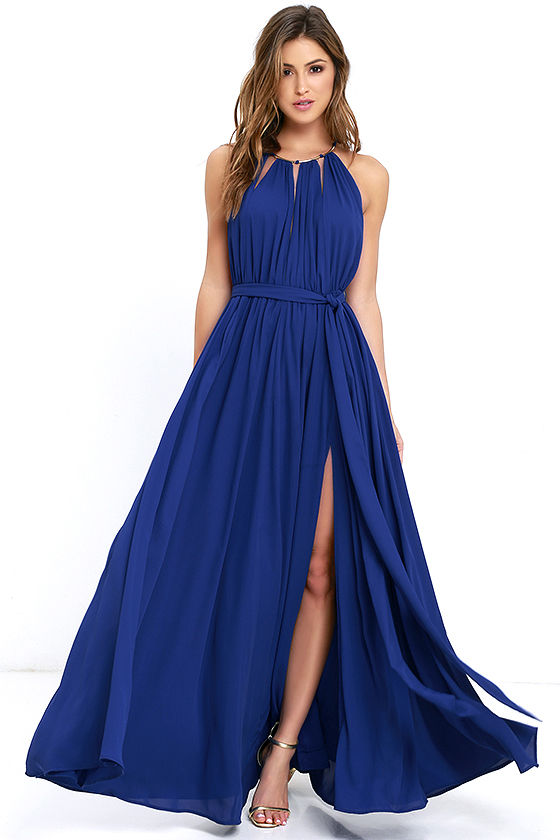 General information about Blue maxi dress