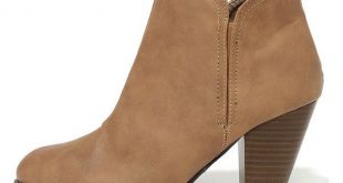 low boots looking sharp taupe high heel ankle boots ($36) ❤ liked on polyvore  featuring shoes szonydj